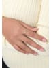 Elli Ring 925 Sterling Silber Ring Set in Gold