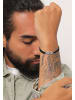 KUZZOI Armband 925 Sterling Silber Infinity in Schwarz