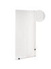 Beliani Duschwand MAHUIDA in Transparent/Schwarz - (W) 90 x (H) 195 cm