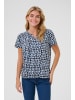 Kaffe T-shirt KAbella Regular fit in Black/Blue Graphic Dot