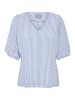 CULTURE Kurzarm-Bluse CUabigail Casual fit in Mazarine Blue
