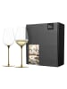 Eisch 2er Set Allround-Weingläser Essenca SensisPlus Gold Edition 400 ml in gold