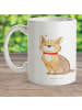 Mr. & Mrs. Panda Tasse Hund Glück ohne Spruch in Weiß