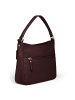 Lazarotti Bologna Leather Schultertasche Leder 27 cm in burgundy