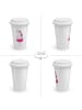 Mr. & Mrs. Panda To Go Becher Einhorn Ballerina ohne Spruch in Weiß