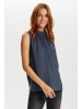 SAINT TROPEZ Ärmellose Bluse AileenSZ Gerade Passform in Ombre Blue