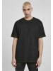 Urban Classics Tall Tee in black/electriclime