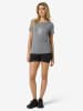super.natural Merino T-Shirt W FLOWER BOOTS TEE in grau