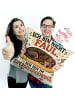 Mr. & Mrs. Panda Kissen 40x40 Dackel gemütlich Design mit Spruch in Weiß