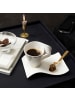 Villeroy & Boch 6er Set Kaffee Unterteller NewWave 20 x 14 cm in weiß
