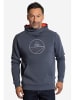 elkline Hoodie Fiets in bluegrey