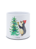 Mr. & Mrs. Panda XL Blumentopf Pinguin Weihnachtsbaum ohne Spruch in Weiß