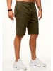 SOULSTAR Chinoshorts - mit Gummibund & Tunnelzug - Kurze Hose für Herren in Olive