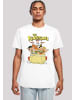 F4NT4STIC T-Shirt Die Familie Feuerstein The The Ride in weiß