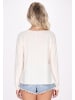 IZIA Damen Blouse in Wollweiss