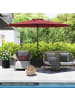 COSTWAY Sonnenschirm 350 cm in Rot
