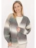 Usha Damen Cardigan in Grau Mehrfarbig
