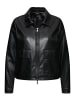 Ulla Popken Lederjacke in schwarz