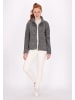 DreiMaster Maritim Damen Fleecejacke in Grau Melange