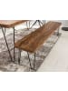 KADIMA DESIGN Esszimmerbank BAGLI Massiv-Holz Sitzbank 160 x 45 x 40 cm in Massivholz