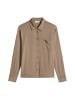 Marc O'Polo Jersey-Bluse loose in Chalky Brown