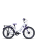 S'COOL Kinderfahrrad -  chiX twin 20 Zoll 7-Gang | ab 6 Jahre - White/Purple