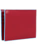 Piquadro Blue Square Geldbörse Leder 12,5 cm in rot