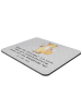 Mr. & Mrs. Panda Mouse Pad Sozialarbeiterin Probleme mit Spruch in Grau Pastell