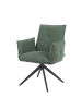 DUBI Möbel 2er-Set: Drehstuhl Mika-Nina in Grün - (B)60 x (H)88 x  (T)63 cm