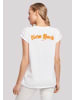 F4NT4STIC T-Shirt New York Orange SHORT SLEEVE TEE in weiß