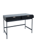 MCW Konsolentisch O41 Industrial Schublade Melamin 85x100x40cm, Holzoptik schwarz