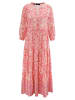 Aniston SELECTED Maxikleid in pink-hellrot-rose-offwhite-orange-apricot