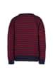 Band of Rascals Strick " 3D Stripe " in navy-brick-red