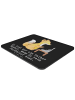 Mr. & Mrs. Panda Mousepad Buchhalter Herz mit Spruch in Schwarz