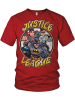 Justice League T-Shirt in Rot