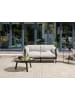 Beliani Gartensofa ESPERIA in Grau/Schwarz - (W) 144 x (H) 80 x (L) 96 cm