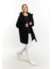 DreiMaster Damen Arctic Winterjacke in Schwarz
