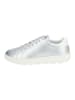 Geox Sneaker in Silber/Weiß