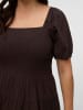 Vero Moda Gesmoktes Kleid in Chocolate Torte