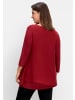 sheego Blusenshirt in rubinrot