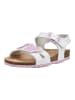 Geox Sandalen in Weiß/Pink
