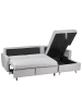 Beliani Ecksofa FLAKK in Grau/Braun - (W) 232 x (H) 90 x (L) 147 cm