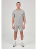 SNOCKS Trainingsshirt Raglan Herren in Silber Grau