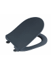 Wenko Sedilo WC-Sitz aus Duroplast, Farbe grau matt in Anthrazitfarben, 36,2 x 45,2 cm