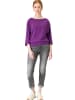 Zero  Sweatshirt Scuba 3/4 Arm in Deep Plum