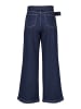 Zero  High Waisted-Jeans mit Gürtel in Rinse Wash Denim