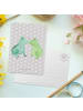 Mr. & Mrs. Panda Ansichtskarte Frosch Liebe ohne Spruch in Grau Pastell