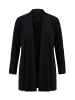 Ulla Popken Shirtjacke in schwarz