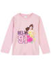 Cerda 3tlg. Outfit Sweatjacke, Langarmshirt & Hose Disney Princess in Grau-Rosa