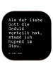 Mr. & Mrs. Panda Untersetzer Als der liebe Gott... mit Spruch in Schwarz